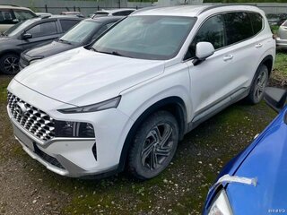 2022 Hyundai Santa Fe IV Рестайлинг, белый, 3500000 рублей, вид 1