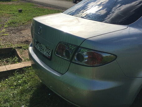 2005 Mazda 6 I (GG) Рестайлинг, серебристый, 370000 рублей, вид 3