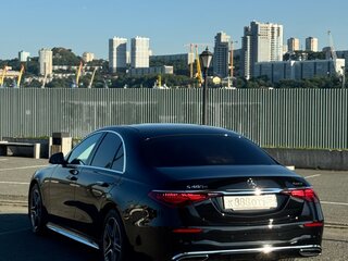 2022 Mercedes-Benz S-Класс 400 d 4MATIC VII (W223), чёрный, 7700000 рублей, вид 4