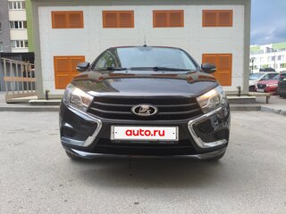 2016 Lada (ВАЗ) Vesta I, чёрный, 749000 рублей, вид 2