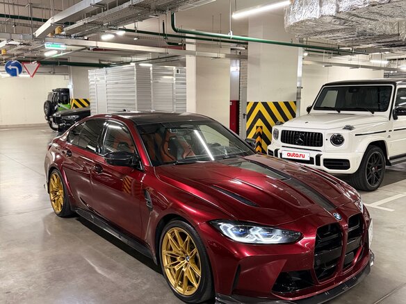 2021 BMW M3 Competition Package VI (G80), чёрный, 8500000 рублей - вид 2
