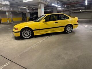 1994 BMW M3 II (E36), жёлтый, 2500000 рублей, вид 3