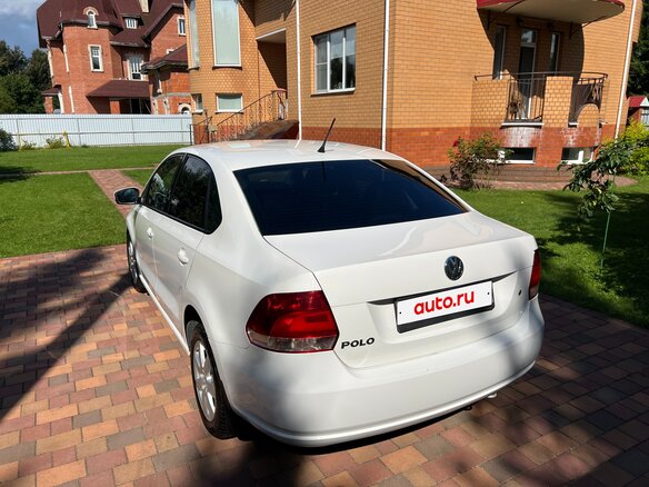 2013 Volkswagen Polo V, белый - вид 6