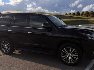 2018 Lexus LX 570 III Рестайлинг 2, чёрный, 7000000 рублей, вид 2