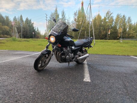 1999 Yamaha XJR1300, чёрный, 400000 рублей, вид 2