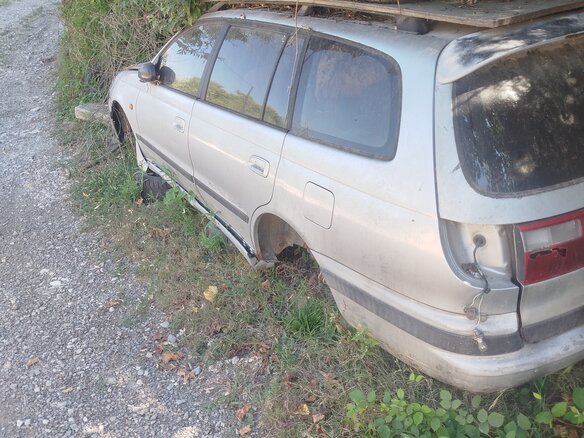 1996 Toyota Caldina I Рестайлинг, серый - вид 3