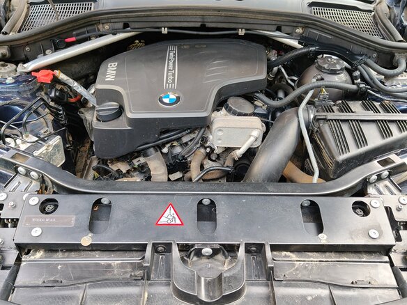 2013 BMW X3 20i xDrive II (F25), синий, 2100000 рублей - вид 9