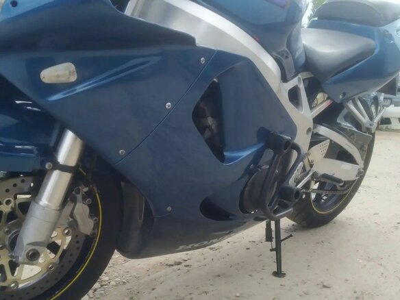 1998 Honda CBR 900RR Fireblade, синий, 350000 рублей - вид 1