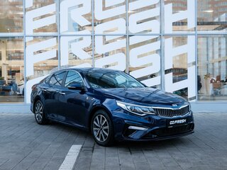 2019 Kia Optima IV Рестайлинг, синий, 1643000 рублей, вид 1