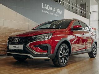 2026 Lada (ВАЗ) Vesta SW I Рестайлинг (NG), красный, 1935000 рублей, вид 3