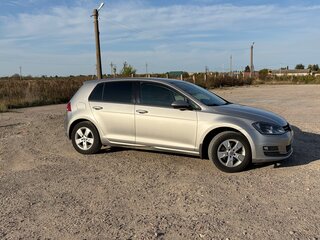 2013 Volkswagen Golf VII, серебристый, 810000 рублей, вид 3