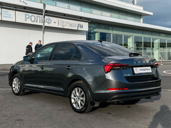 2021 Skoda Rapid II, серый - вид 6
