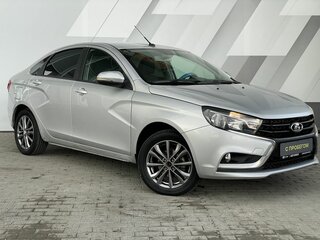 2017 Lada (ВАЗ) Vesta I, серебристый, 628000 рублей, вид 3