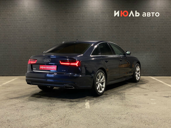 2018 Audi A6 IV (C7) Рестайлинг, чёрный - вид 4