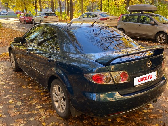 2007 Mazda 6 I (GG) Рестайлинг, зелёный, 630000 рублей - вид 9