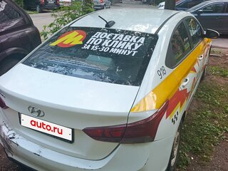 2018 Hyundai Solaris II, белый, 600000 рублей, вид 4