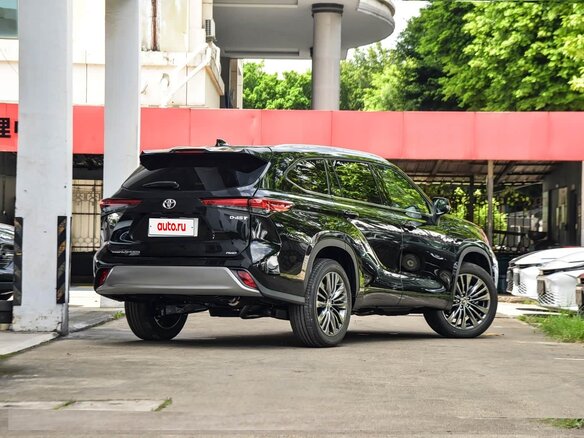 2026 Toyota Highlander IV (XU70), чёрный - вид 6
