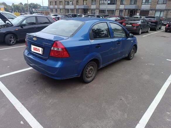 2009 Chevrolet Aveo I Рестайлинг, синий - вид 4
