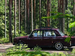 2002 Lada (ВАЗ) 2107, пурпурный, 270000 рублей, вид 5