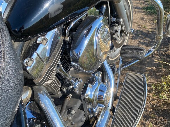2002 Harley-Davidson Road King, серый, 750000 рублей - вид 7