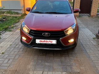 2017 Lada (ВАЗ) Vesta SW Cross I, красный, 1150000 рублей, вид 1