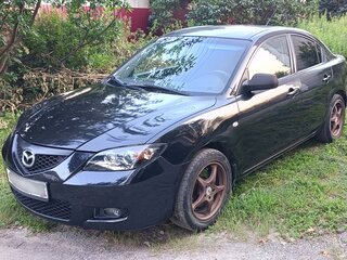 2008 Mazda 3 I (BK) Рестайлинг, чёрный, 700000 рублей, вид 1