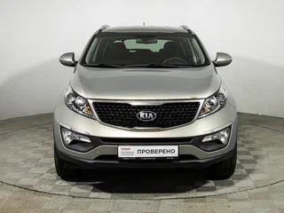 2014 Kia Sportage III Рестайлинг, серебристый, 1259585 рублей, вид 2