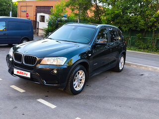 2013 BMW X3 20i xDrive II (F25), чёрный, 2000000 рублей, вид 2