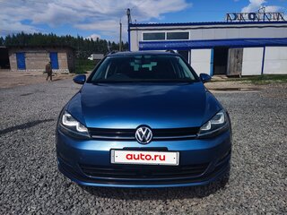 2014 Volkswagen Golf VII, синий, 1250000 рублей, вид 1