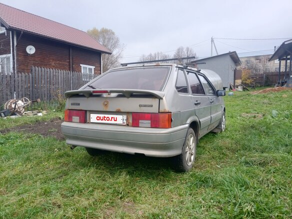 2008 Lada (ВАЗ) 2114, серый, 90000 рублей - вид 3