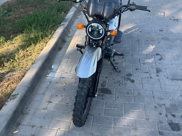 2025 FX moto X1 (CB 250), серебристый, 75000 рублей