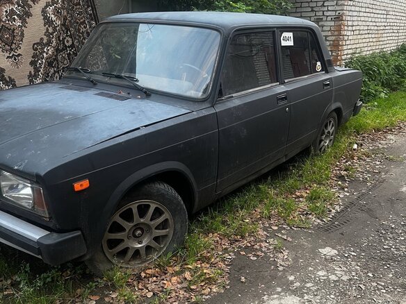 2008 Lada (ВАЗ) 2107, красный, 110000 рублей - вид 1
