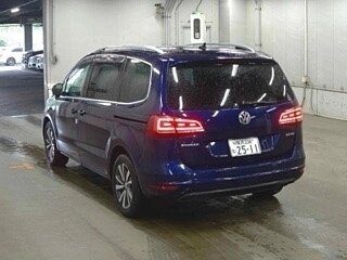 2021 Volkswagen Sharan II Рестайлинг, синий, 1200000 рублей, вид 4