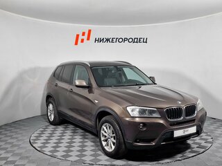 2012 BMW X3 28i xDrive II (F25), коричневый, 1449000 рублей, вид 2