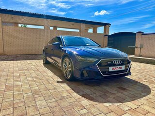2020 Audi A7 55 TFSI II (4K), синий, 5650000 рублей, вид 3