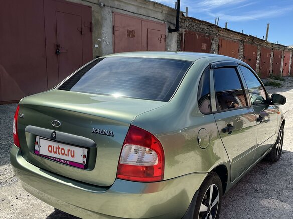 2008 Lada (ВАЗ) Kalina I, зелёный, 340000 рублей - вид 5