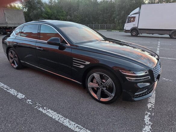 2021 Genesis G80 II, чёрный, 4500000 рублей - вид 16