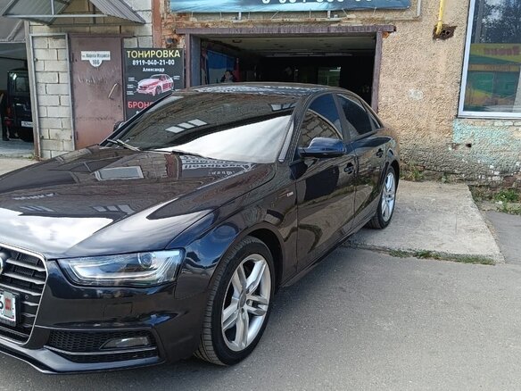 2015 Audi A4 IV (B8) Рестайлинг, чёрный, 1550000 рублей - вид 4