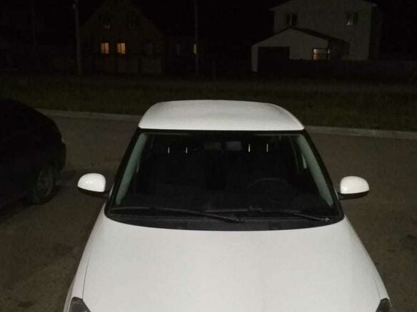 2011 Skoda Fabia II Рестайлинг, белый - вид 1