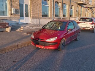 2004 Peugeot 206, пурпурный, 190000 рублей, вид 4