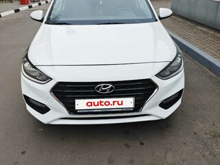 2018 Hyundai Solaris II, белый, 1350000 рублей, вид 1