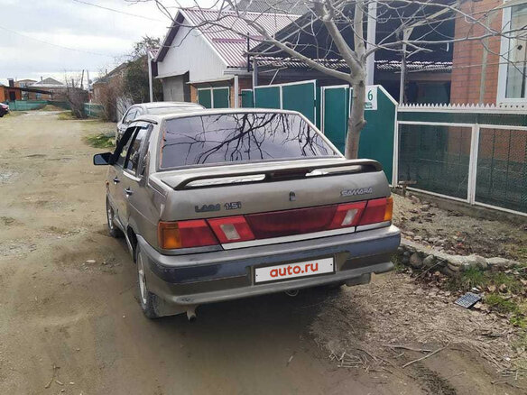 2001 Lada (ВАЗ) 2115, серебристый - вид 3
