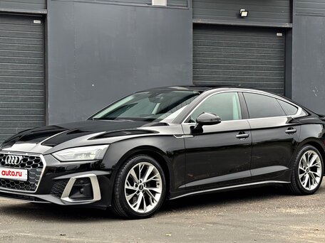2021 Audi A5 Sportback 40 TFSI II (F5) Рестайлинг, чёрный, 3290000 рублей, вид 1