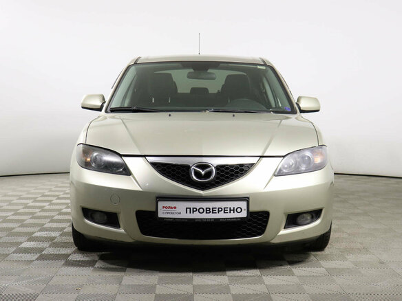 2008 Mazda 3 I (BK) Рестайлинг, золотистый - вид 1