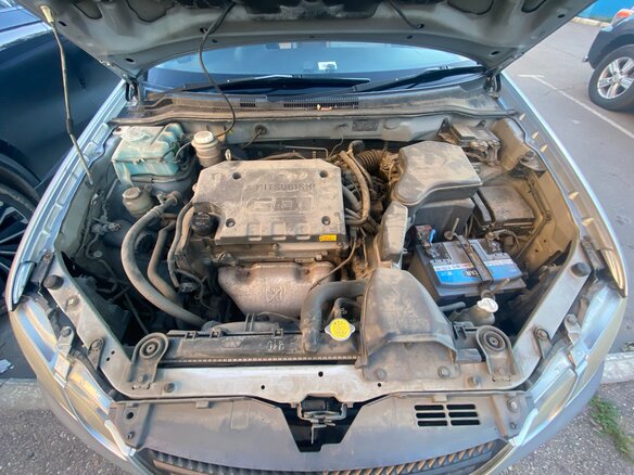 2003 Mitsubishi Airtrek I, серый, 540000 рублей - вид 15