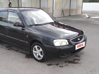 2008 Hyundai Accent ТагАЗ II, чёрный, 420000 рублей, вид 2