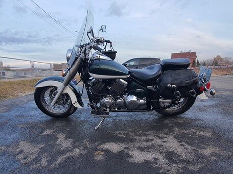 1999 Yamaha XVS400 Drag Star, зелёный, 380000 рублей, вид 4