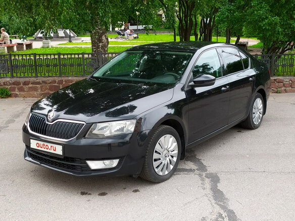 2013 Skoda Octavia III (A7), чёрный