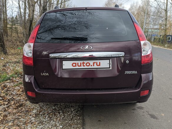 2012 Lada (ВАЗ) Priora I, красный - вид 4