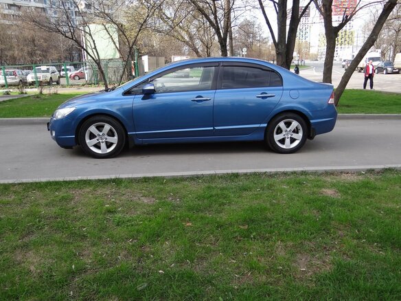 2008 Honda Civic VIII, голубой - вид 1